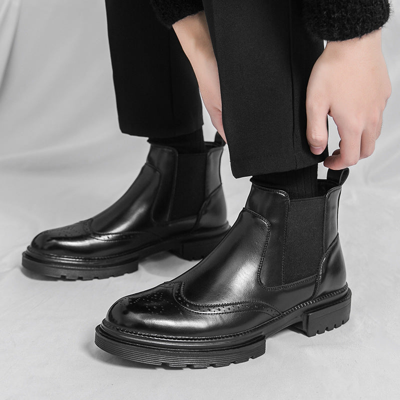 Men's Ankle Boot – Tonal Stitch Detail