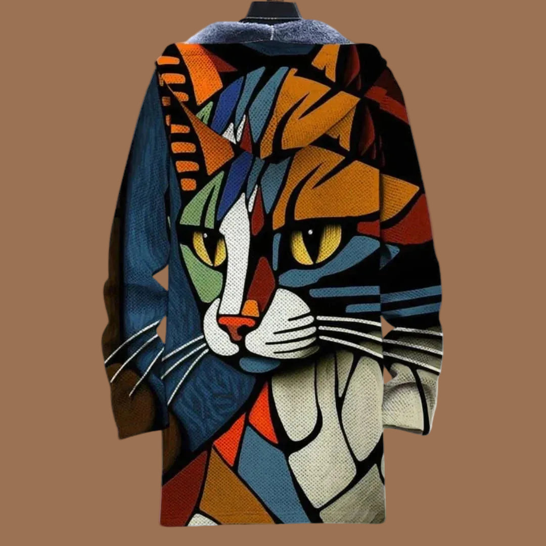 Men's Hooded Zip Cardigan – Relaxed Hip-Length Fit