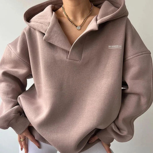 Women's Oversized Hoodie – Brushed Fleece Lining