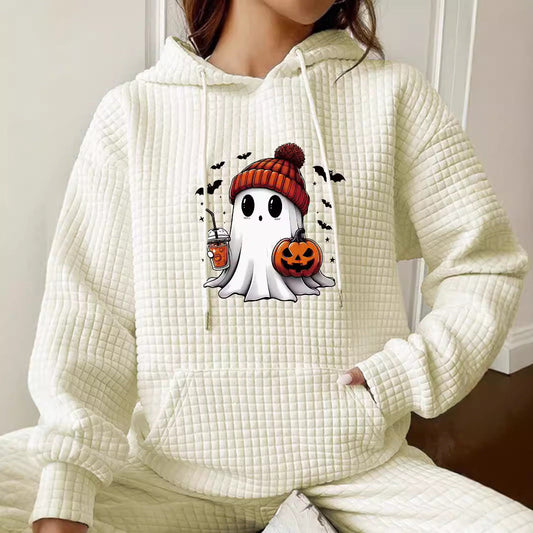 Women's Hoodie – Halloween Print Relaxed Fit