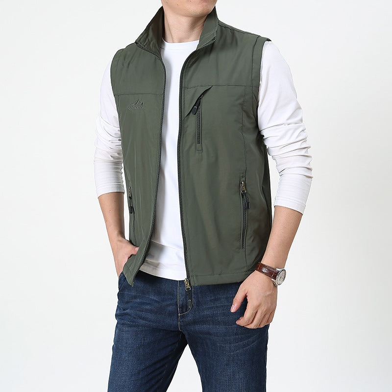 Men's Lightweight Zip Vest – Regular Fit Layer
