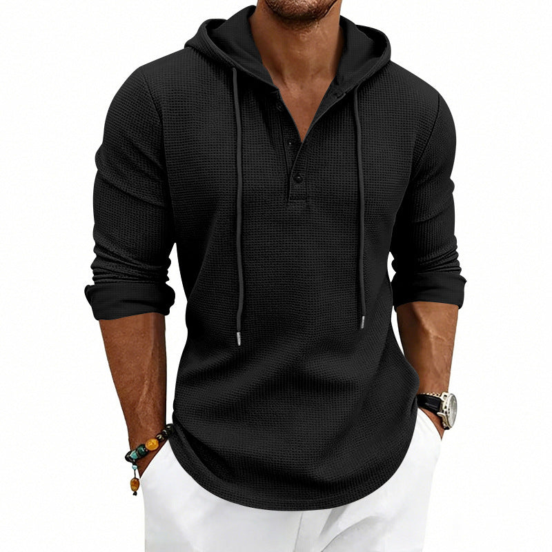 Men's Henley Sweatshirt – Relaxed Retro Fit