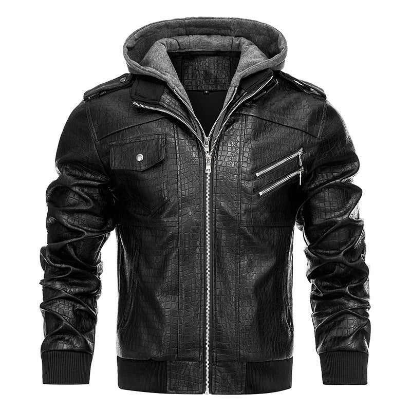 Men's Vegan Leather Coat – Clean Structured Cut