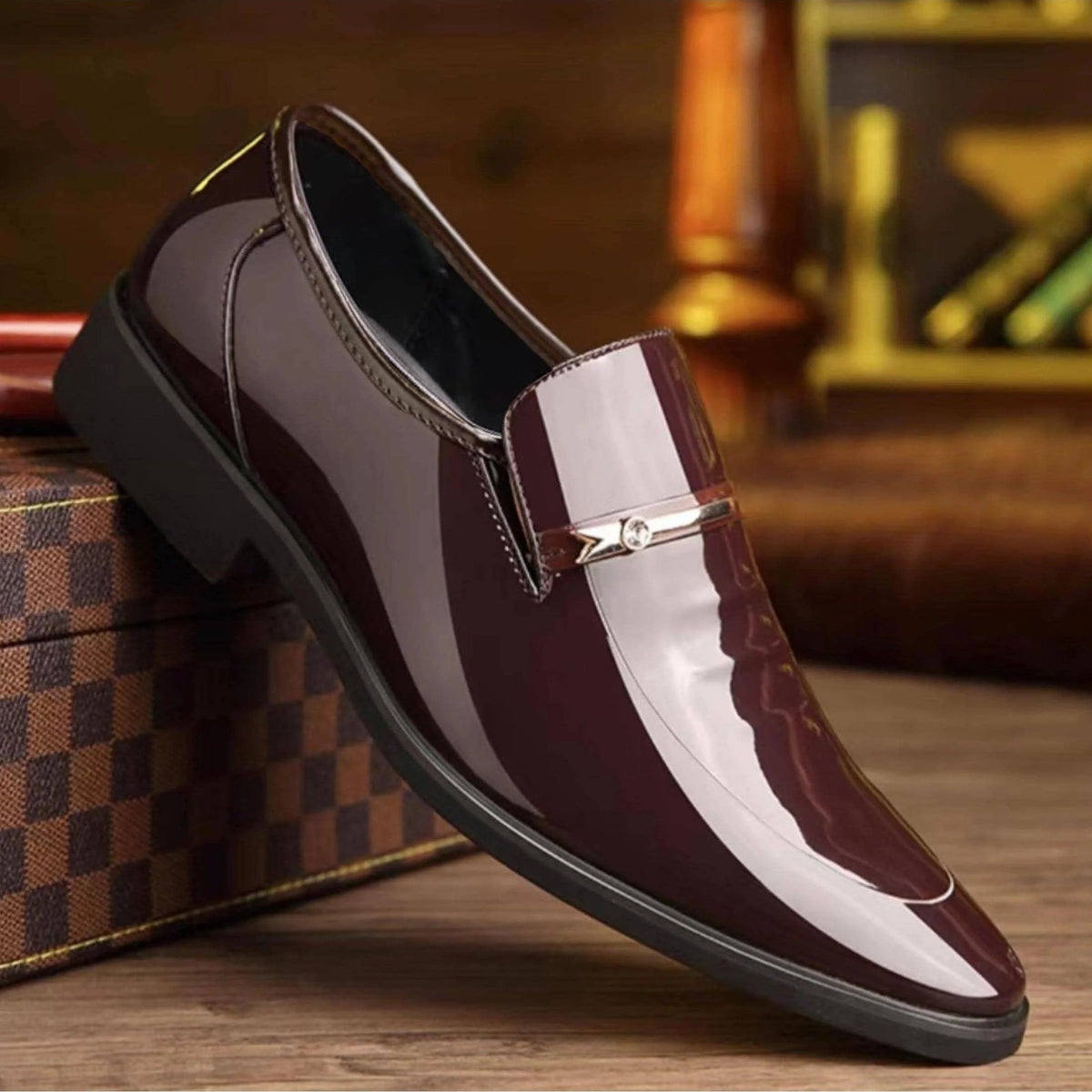 Men's Loafer – Pointed Toe Mirror Finish