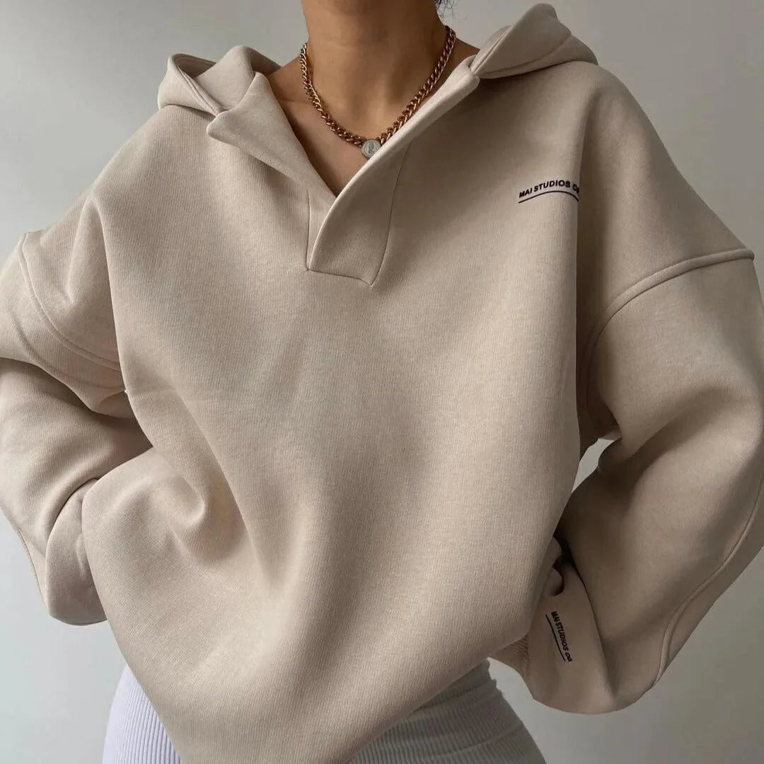 Women's Oversized Hoodie – Brushed Fleece Lining