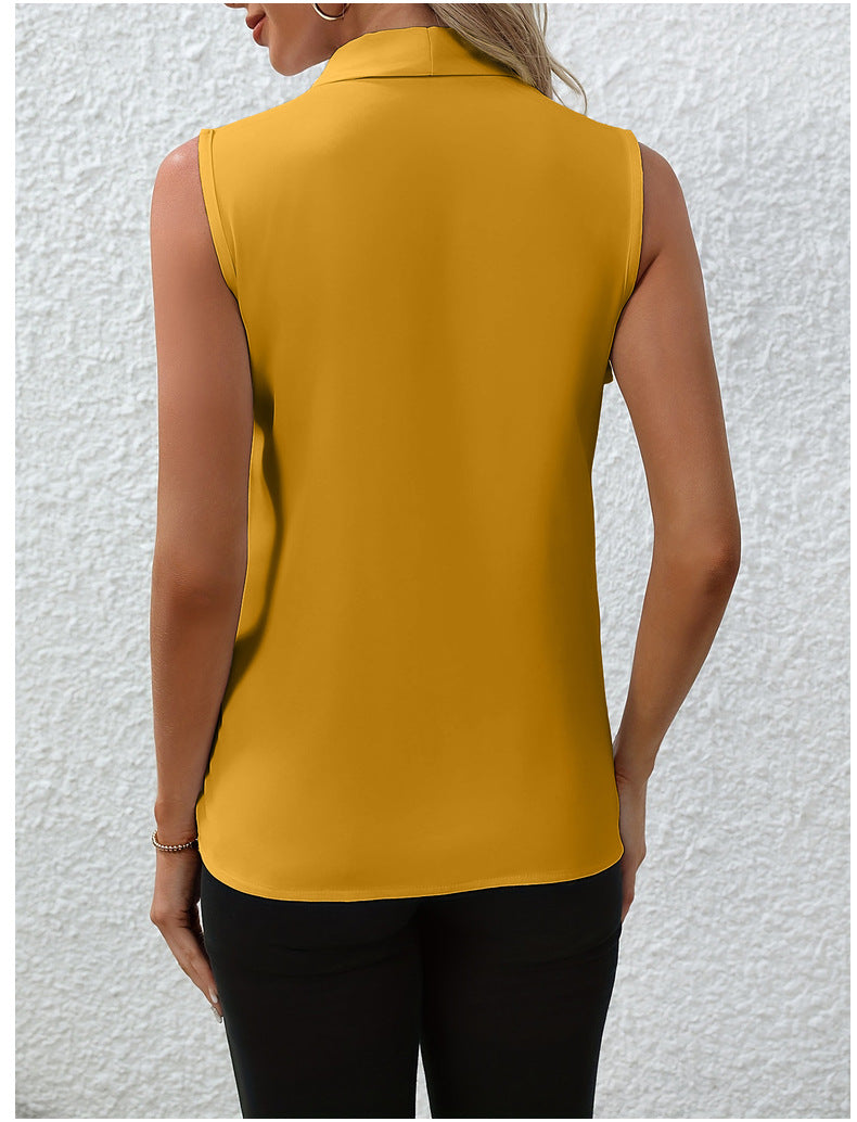 Women's Sleeveless V-Neck Shirt – Clean Regular Fit