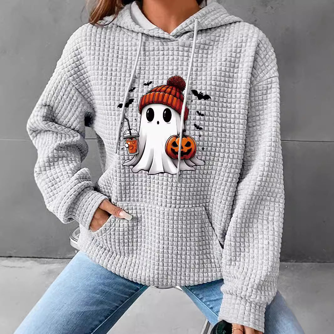 Women's Hoodie – Halloween Print Relaxed Fit