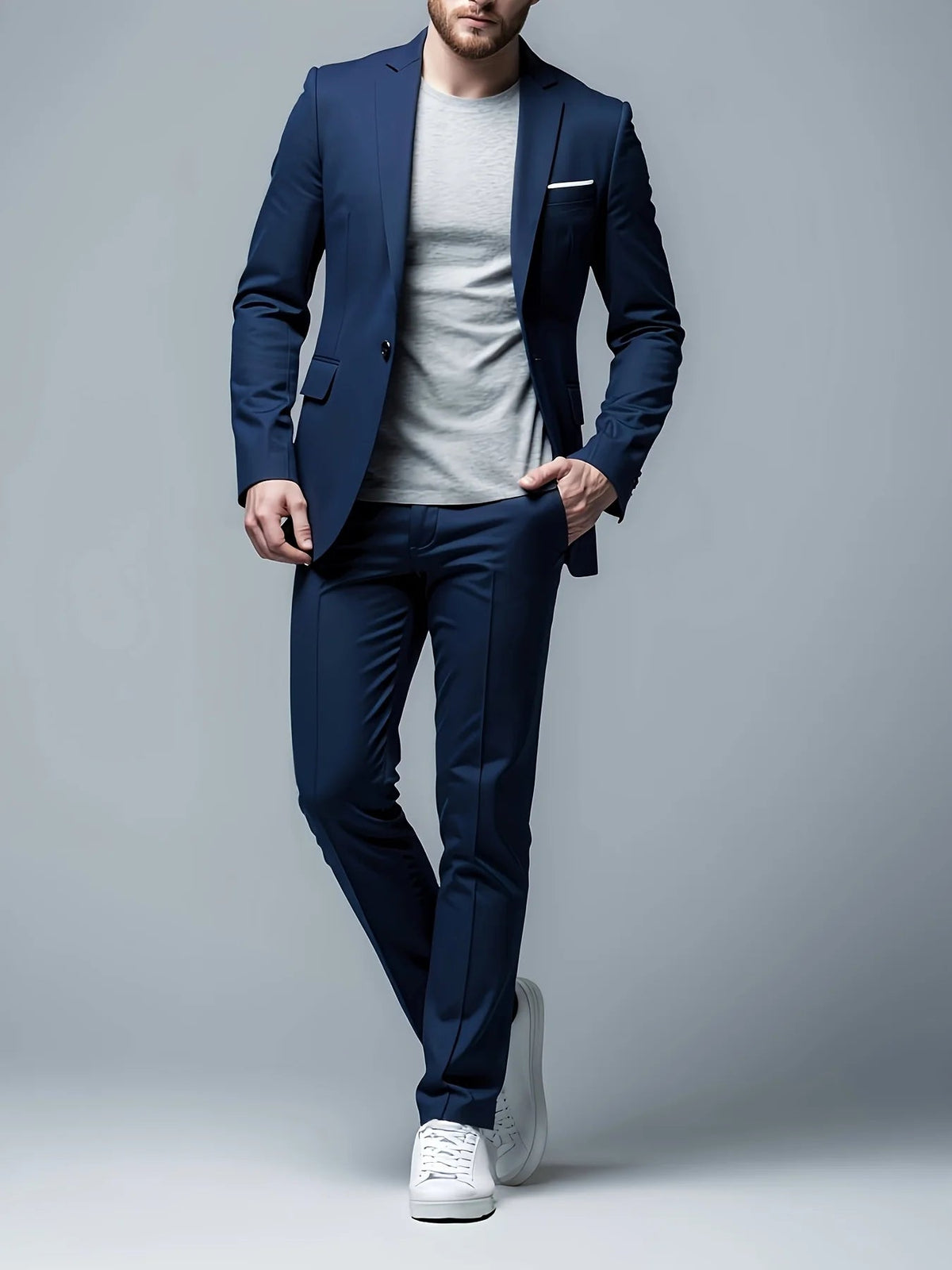Men's Two-Piece Suit – Slim Tailored Fit
