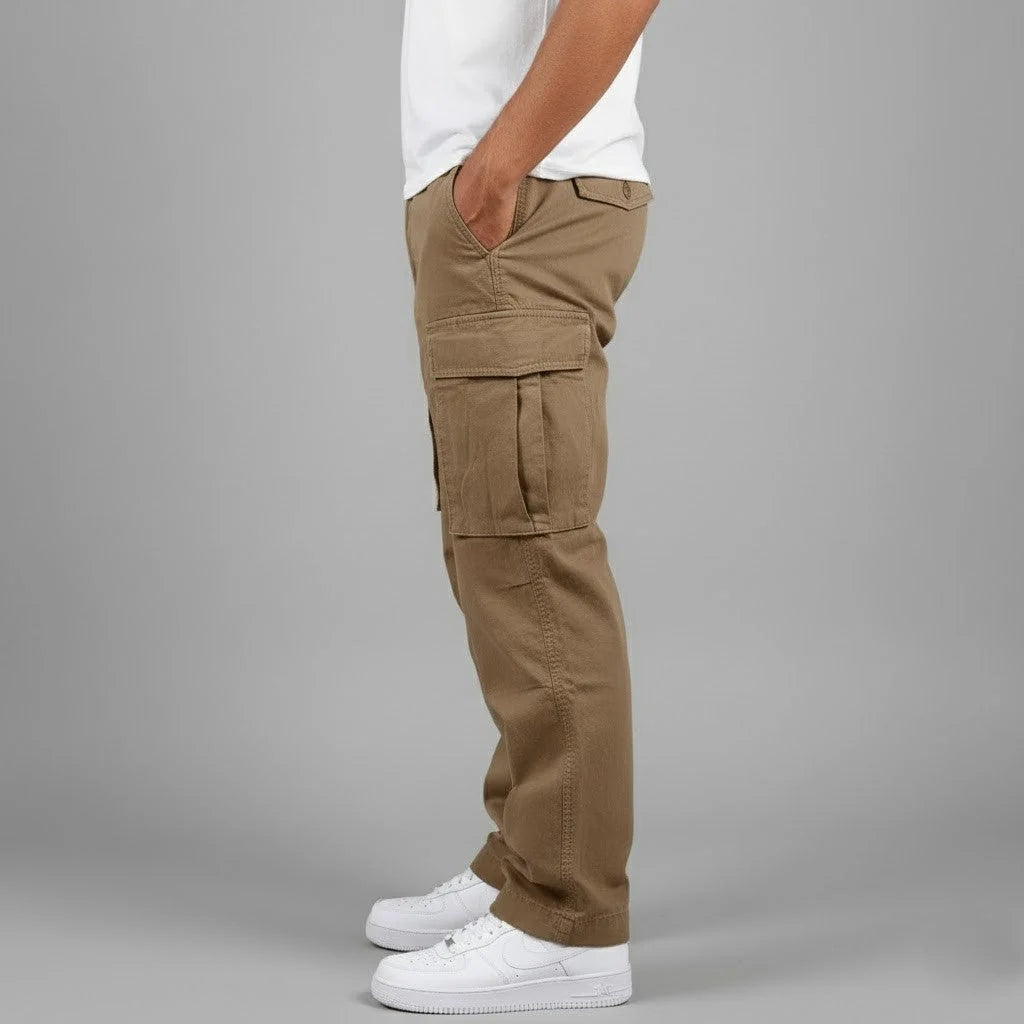 Men's Cargo Pants – Relaxed Drawstring Fit