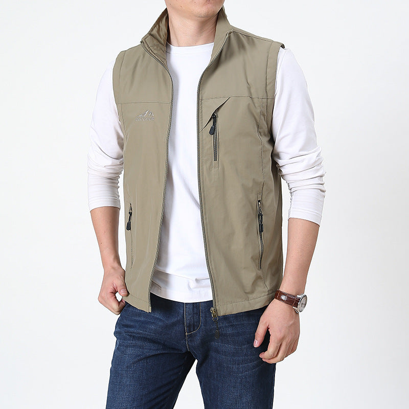 Men's Lightweight Zip Vest – Regular Fit Layer