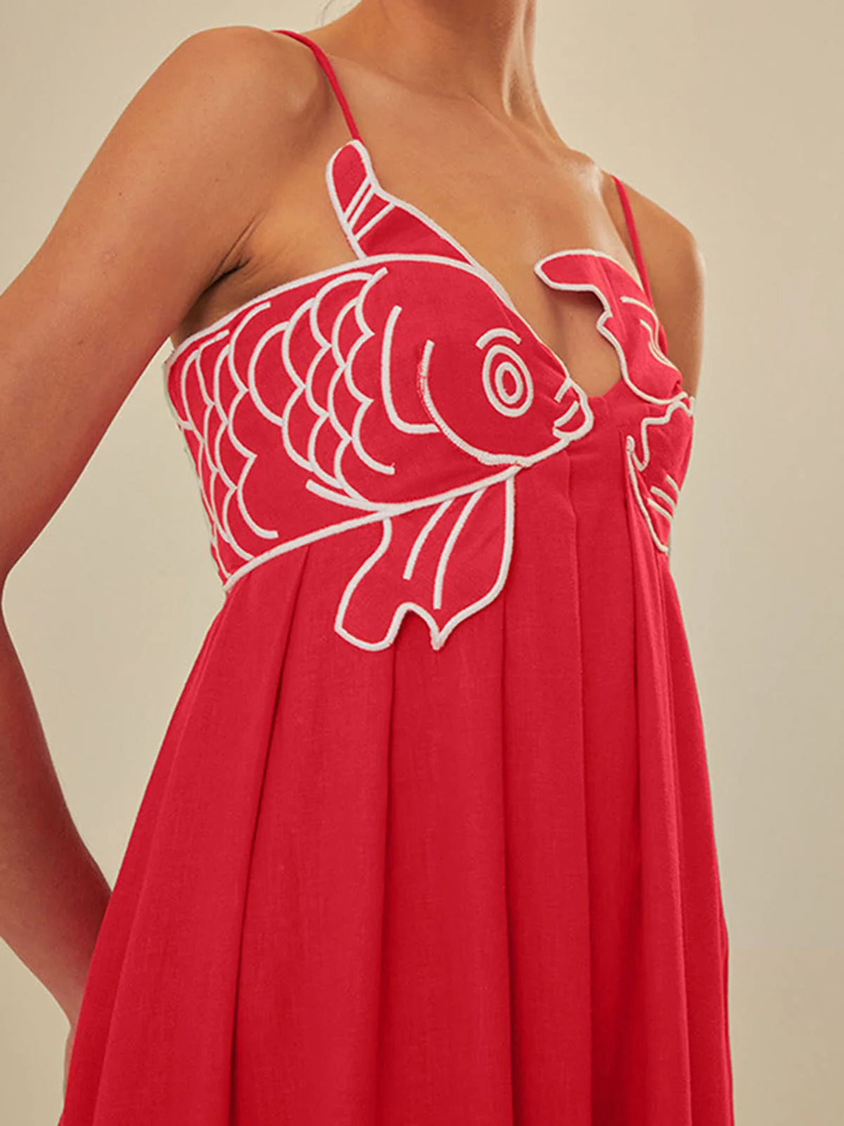 Women's Flounced Maxi Slip Dress – Sculpted Bodice Detail