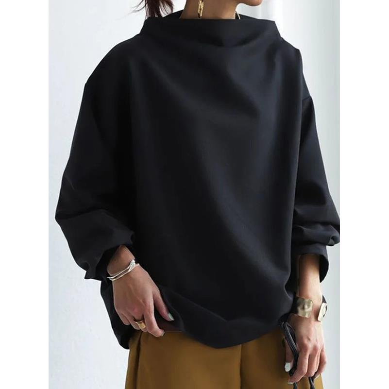 Women's Oversized Knit Sweater – Wide Sleeve Relaxed Fit