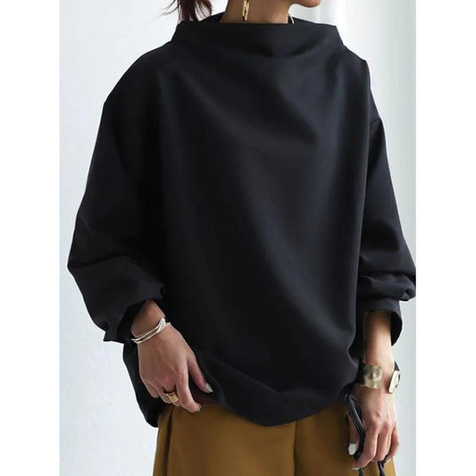 Women's Oversized Knit Sweater – Wide Sleeve Relaxed Fit