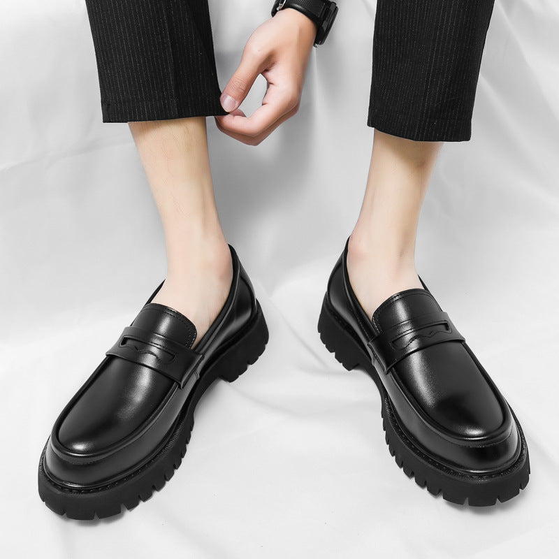 Men's Platform Loafer – Slip-On Raised Sole