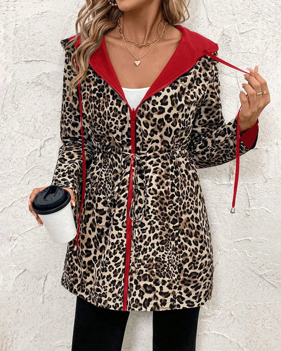 Women's Reversible Hooded Jacket – Full-Zip Relaxed Fit