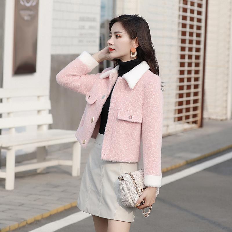 Women's Longline Fitted Coat – Soft Textured Finish