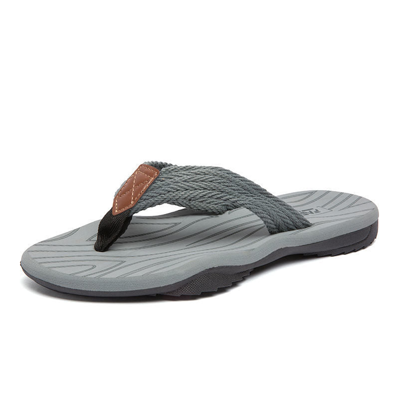 Men's Slide Sandals – Textured Slip-On Strap