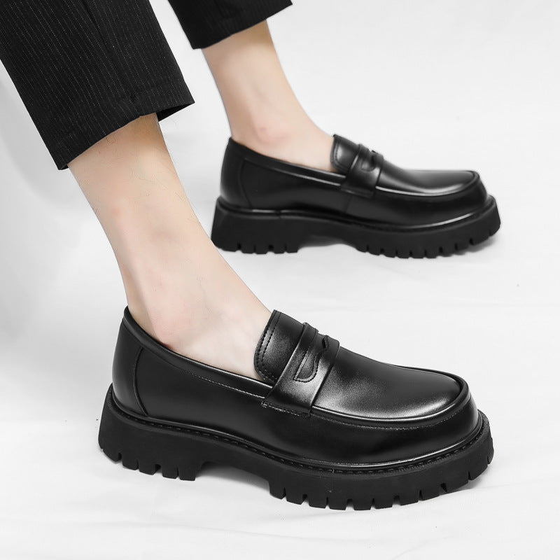 Men's Platform Loafer – Slip-On Raised Sole
