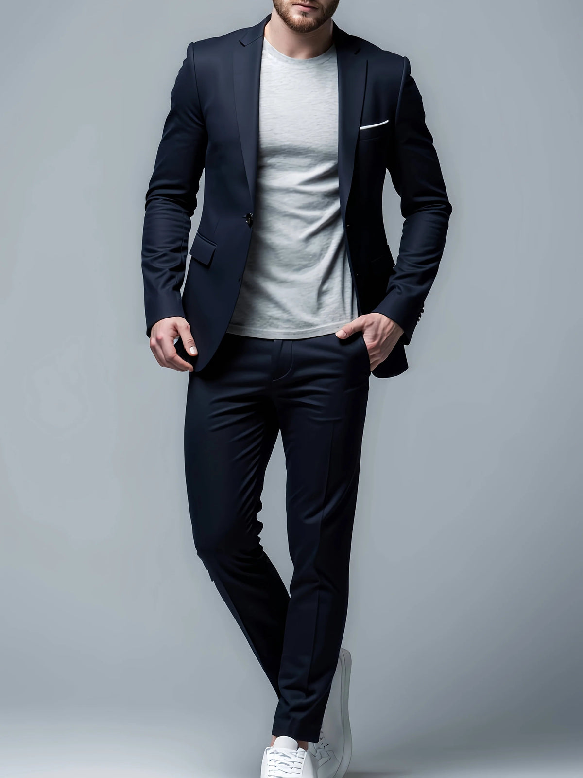 Men's Two-Piece Suit – Slim Tailored Fit