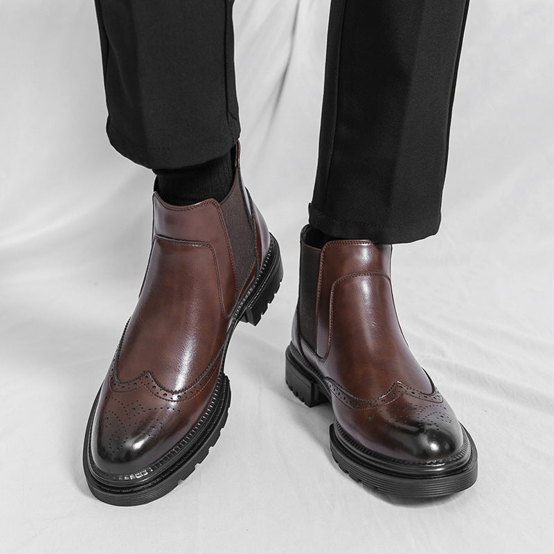 Men's Ankle Boot – Tonal Stitch Detail