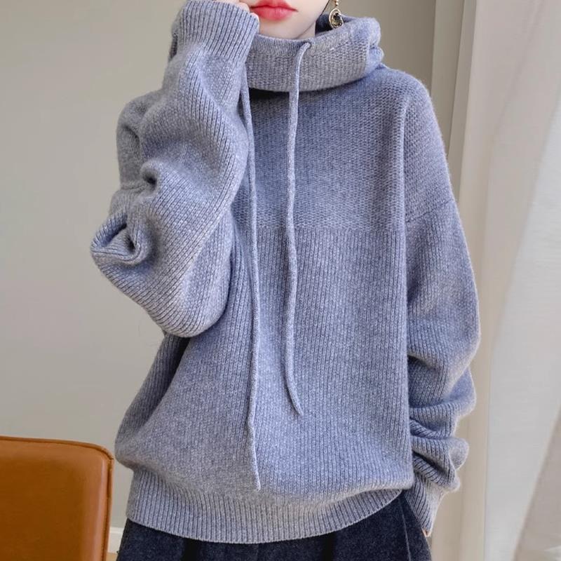 Women's Knit Pullover Sweater – Slouchy Relaxed Fit