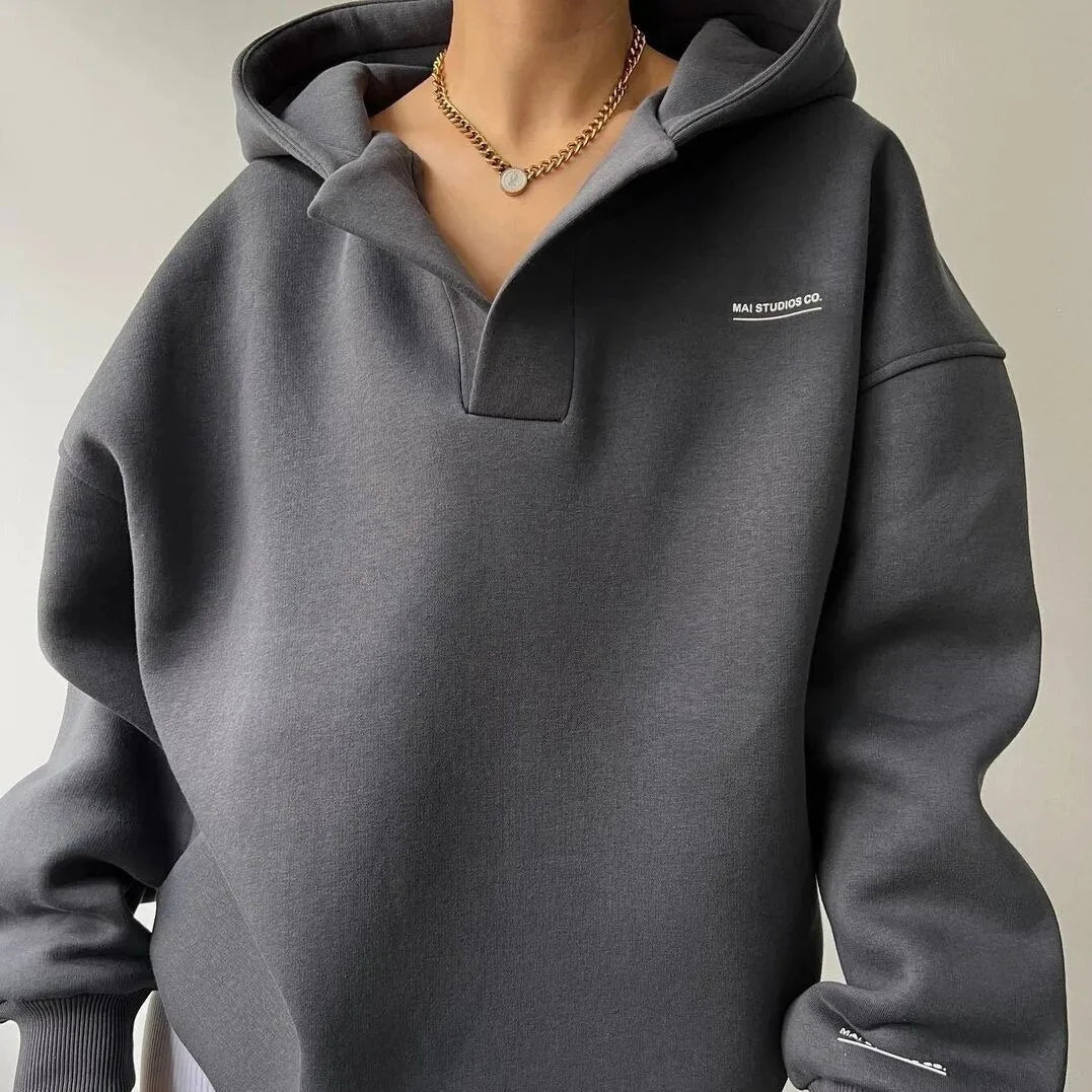 Women's Oversized Hoodie – Brushed Fleece Lining