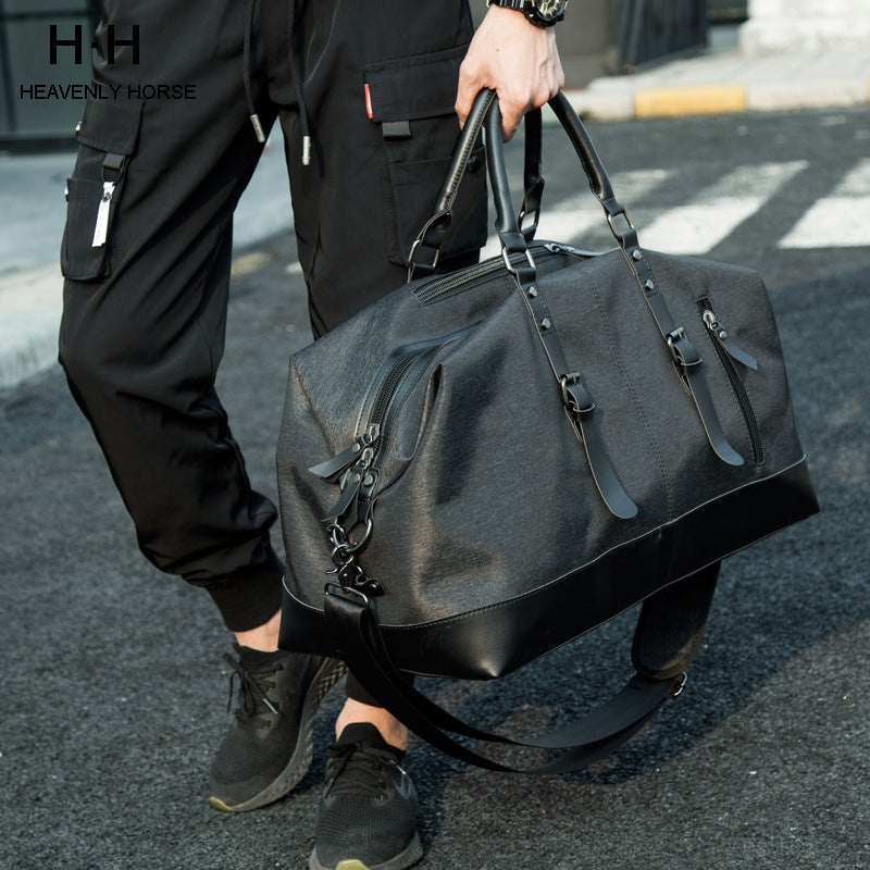 Men's Travel Bag – Water-Repellent Oxford Fabric