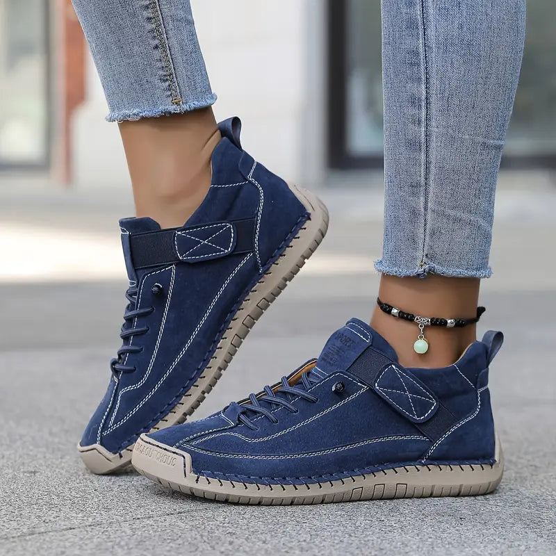 Women's Lace-Up Ankle Boot – Hand-Stitched Sole