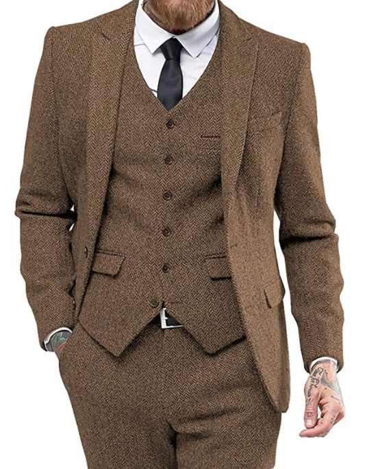 Men's Three-Piece Suit – Tailored Modern Fit