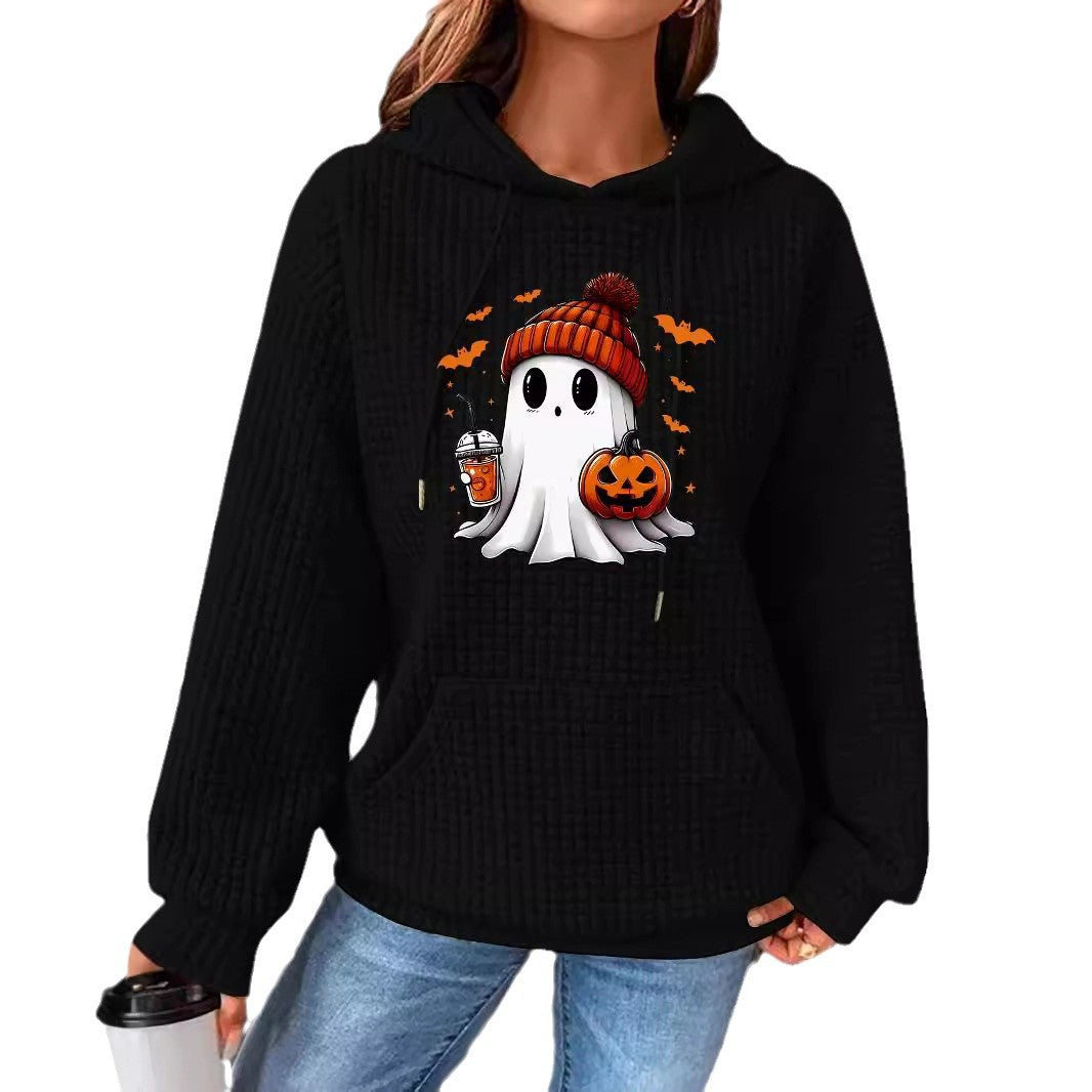 Women's Hoodie – Halloween Print Relaxed Fit