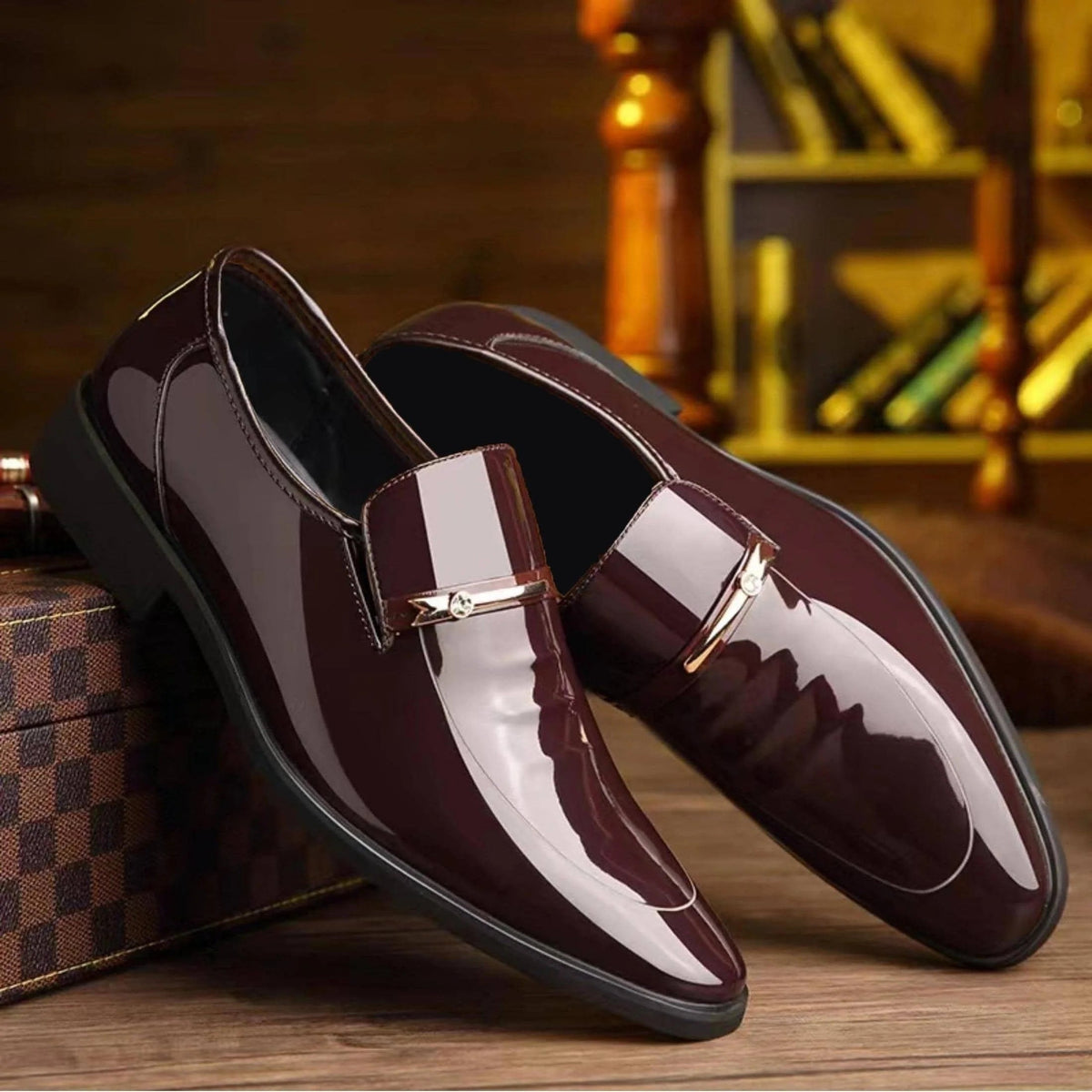 Men's Loafer – Pointed Toe Mirror Finish