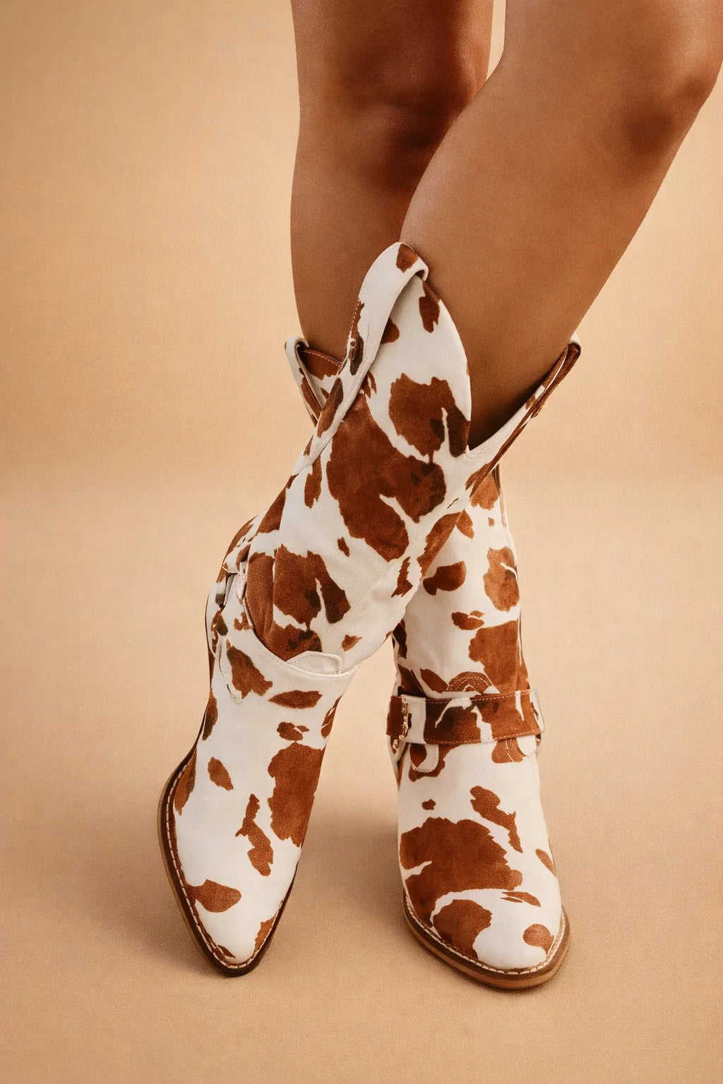 Women's Western Boot – Studded Strap Pointed Toe
