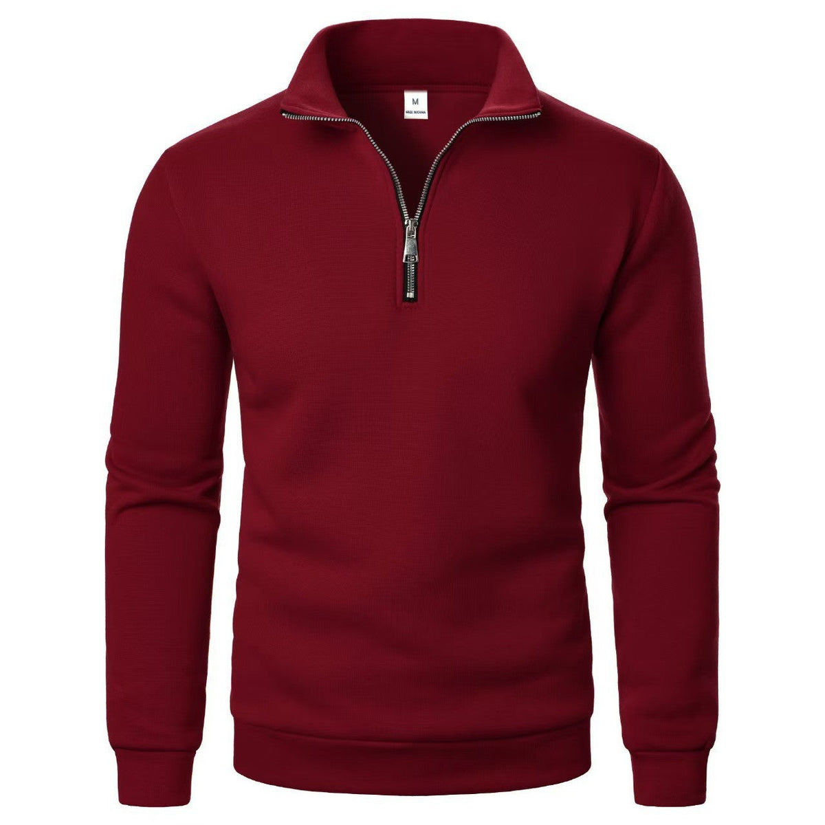 Men's Half-Zip Sweatshirt – Stand Collar Loose Fit
