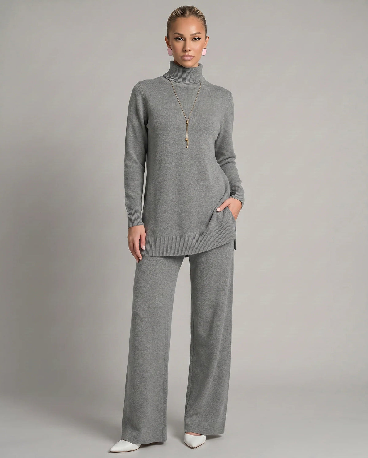 Women's Two-Piece Set – Relaxed Straight-Leg Fit