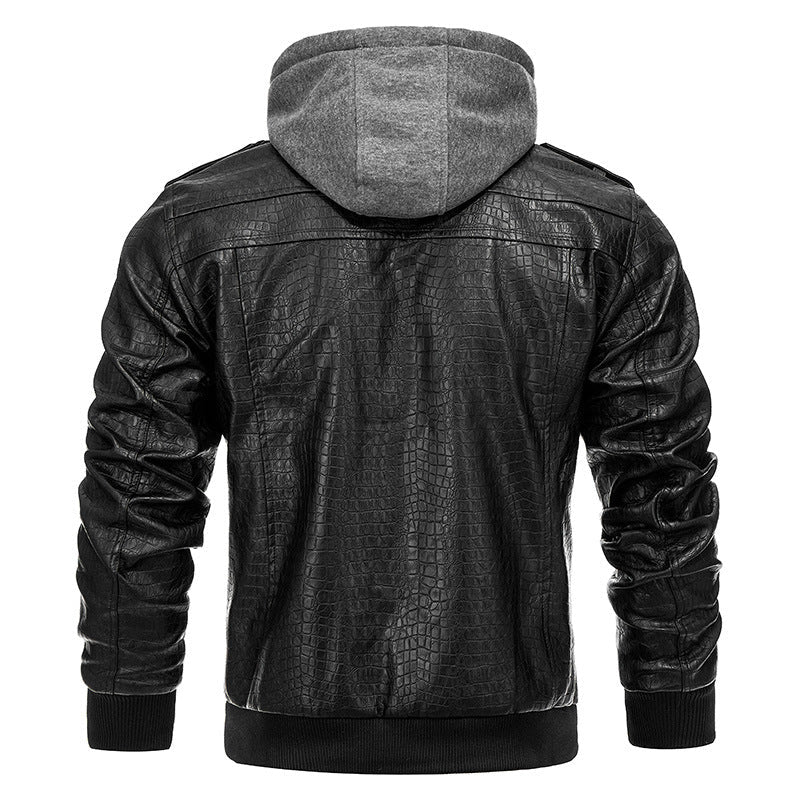 Men's Vegan Leather Coat – Clean Structured Cut