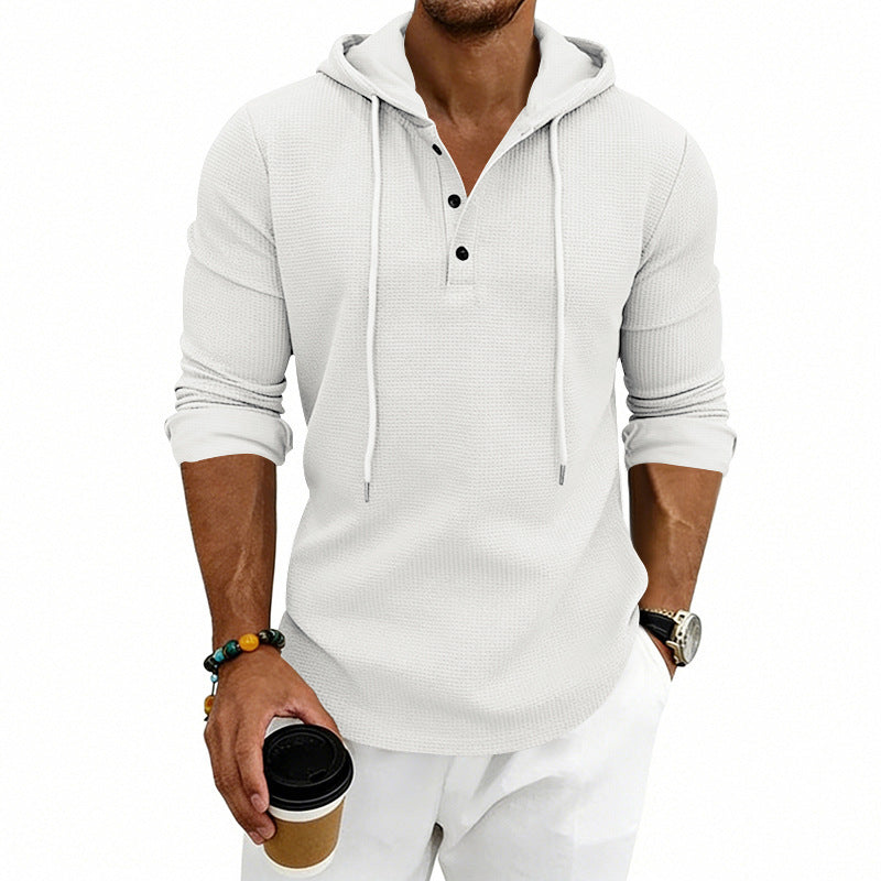 Men's Henley Sweatshirt – Relaxed Retro Fit