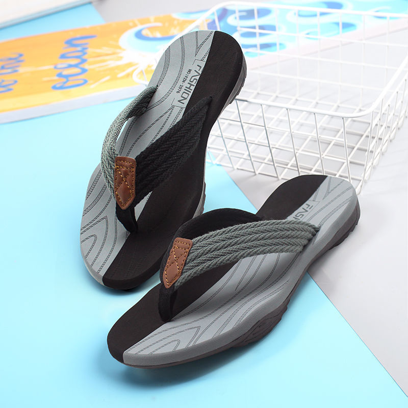 Men's Slide Sandals – Textured Slip-On Strap