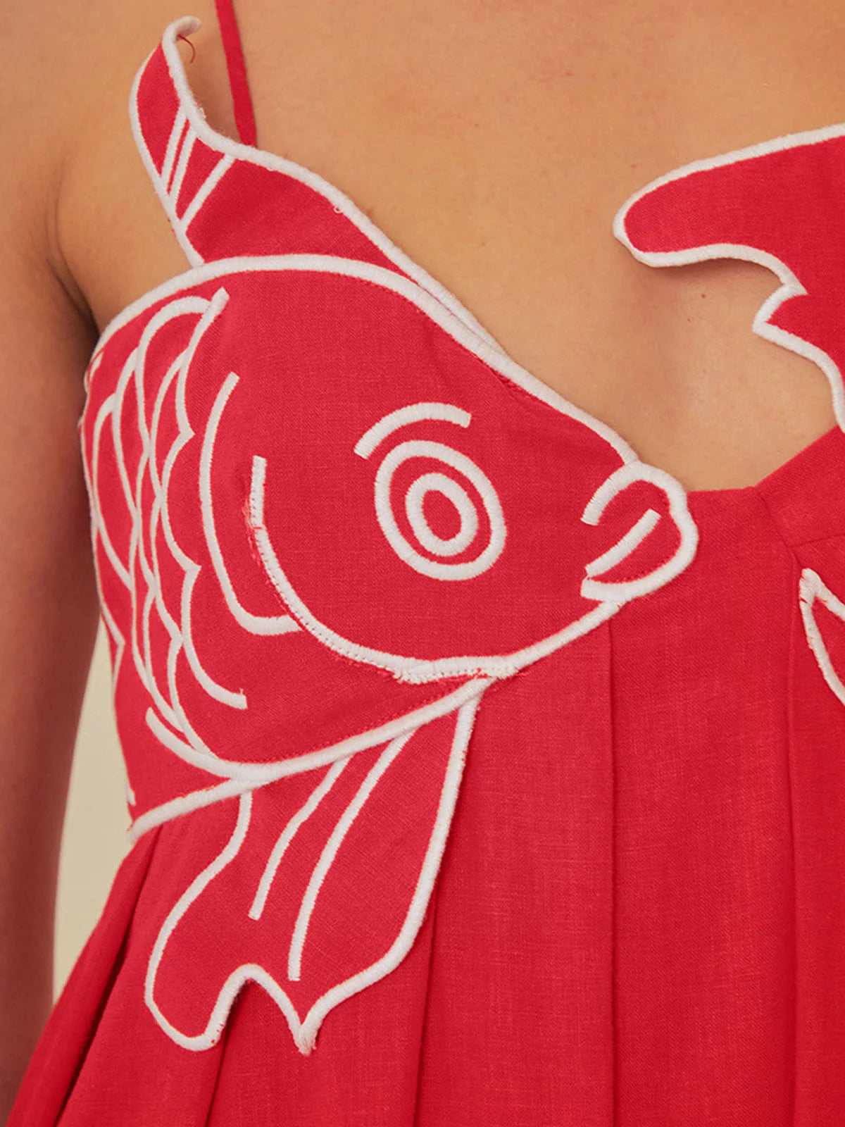 Women's Flounced Maxi Slip Dress – Sculpted Bodice Detail