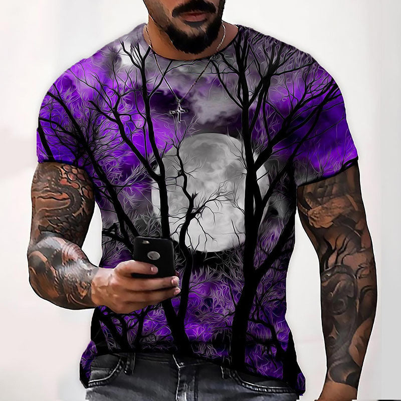 Men's Graphic Print T-Shirt – Relaxed Crew Neck Fit