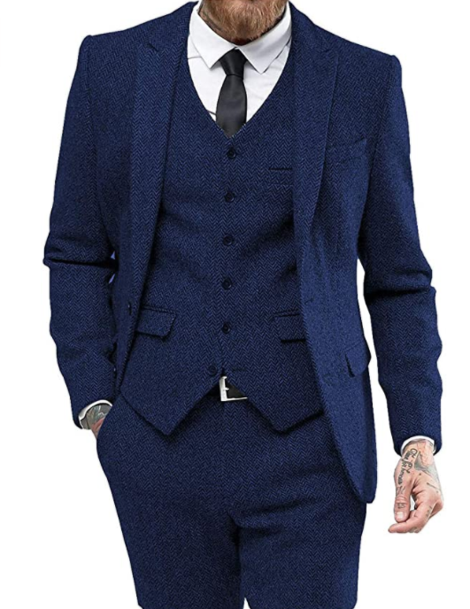 Men's Three-Piece Suit – Tailored Modern Fit