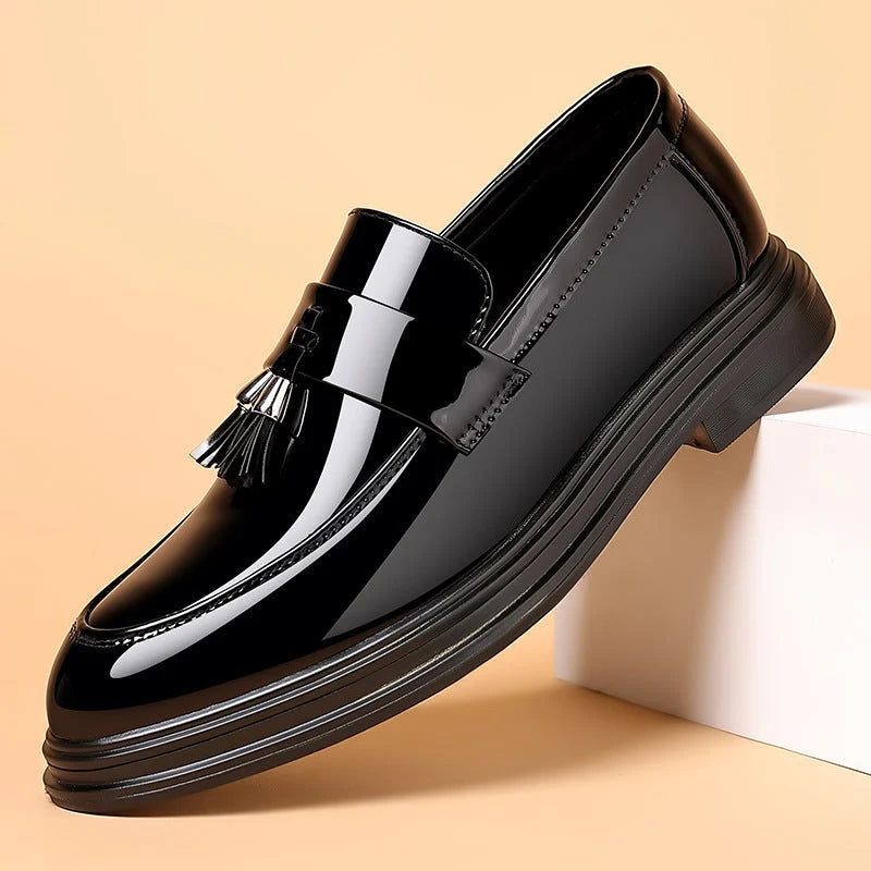 Men's Slip-On Loafer – Low Wedge Heel