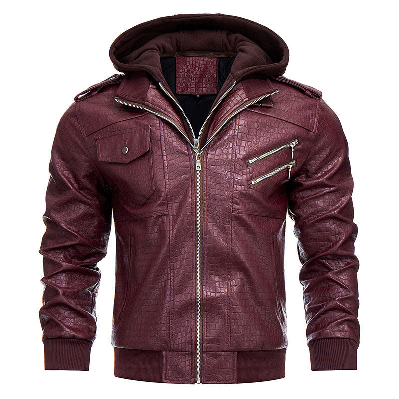 Men's Vegan Leather Coat – Clean Structured Cut
