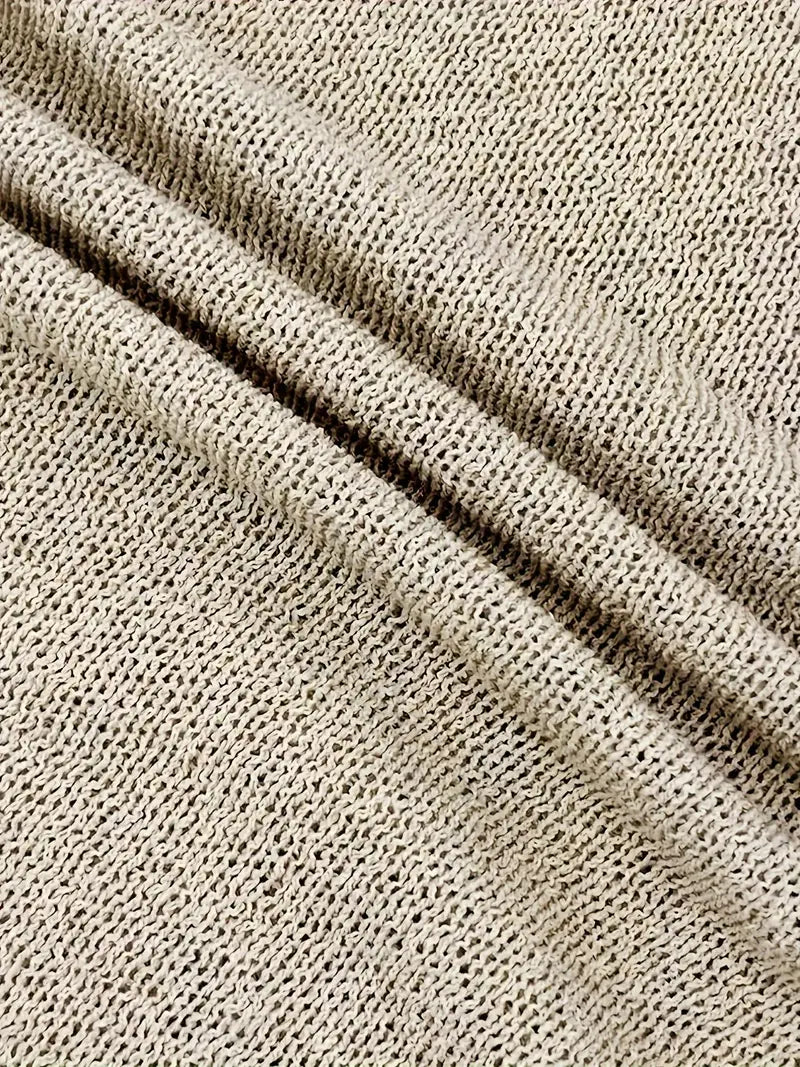 Women's Knit Mini Dress – Thin Straps, Open Back