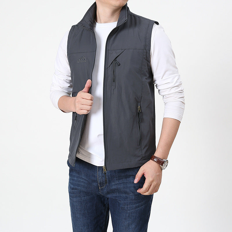 Men's Lightweight Zip Vest – Regular Fit Layer