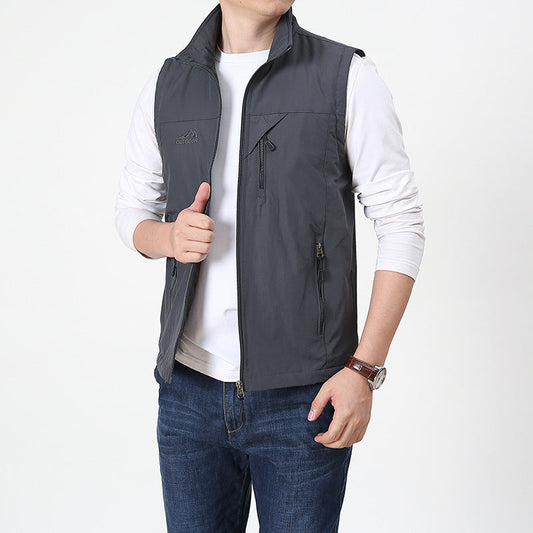 Men's Lightweight Zip Vest – Regular Fit Layer