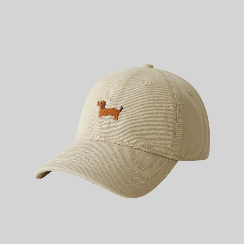 Women's Baseball Cap – Embroidered Dachshund Motif