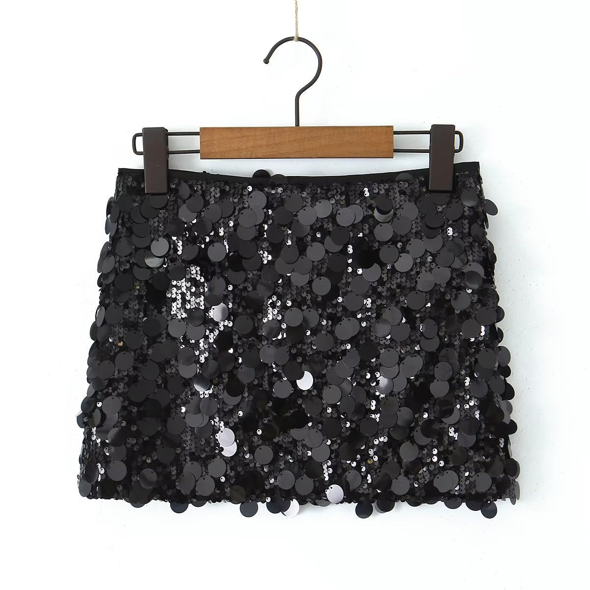 Women's Sequin Mini Skirt – Fitted Pencil Silhouette