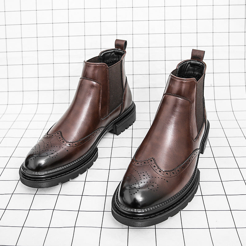 Men's Ankle Boot – Tonal Stitch Detail