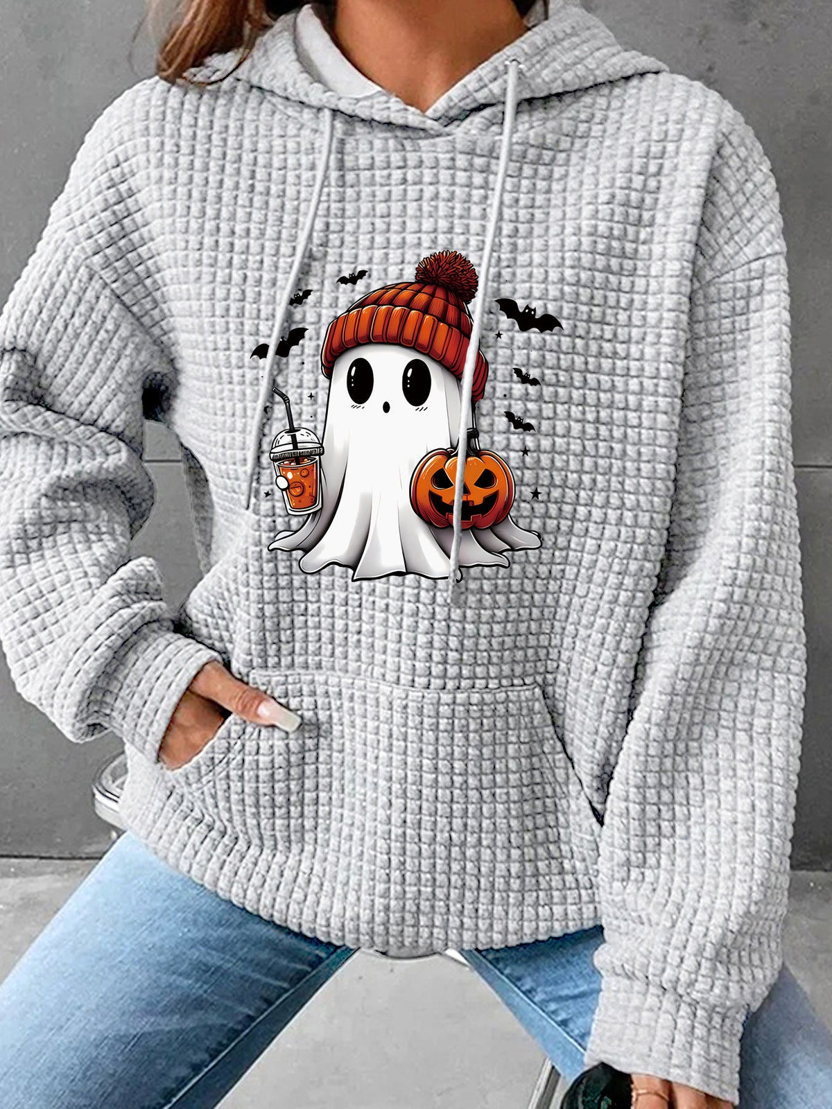Women's Hoodie – Halloween Print Relaxed Fit