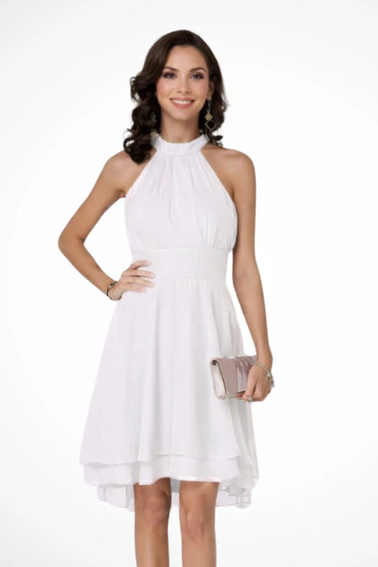 Women's Chiffon Midi Dress – Relaxed Flowing Fit